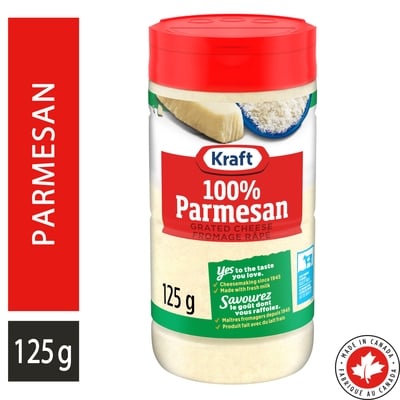Kraft Fromage parmesan râpé 125 g, 4,79 $/100g