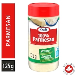 Kraft Fromage parmesan râpé 125 g, 4,80 $/100g