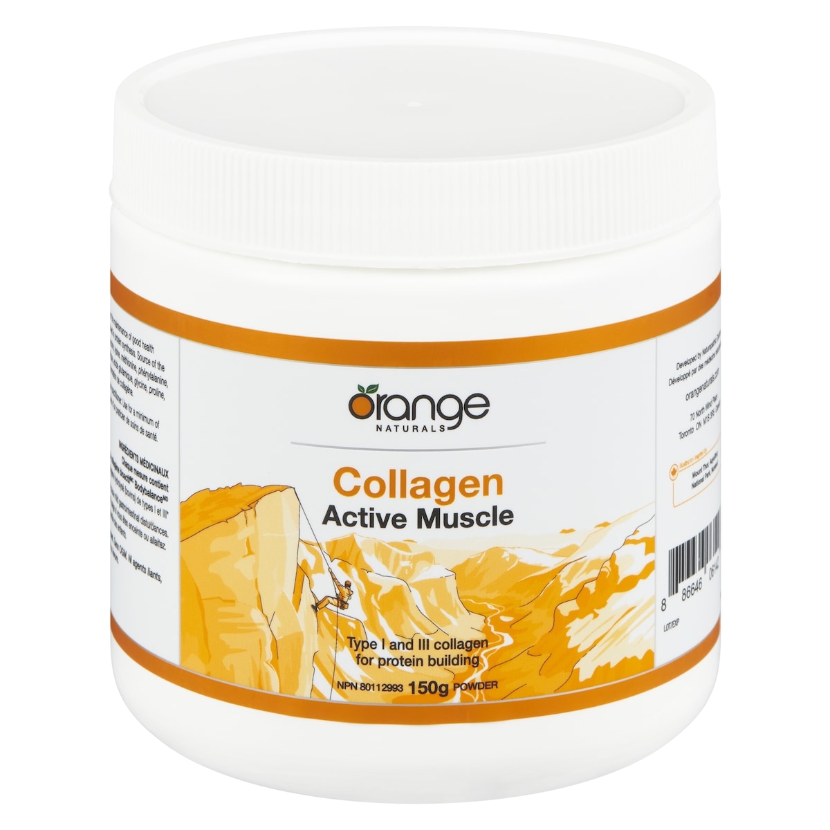 Orange Naturals Collagen Active Muscle 150 g, $27.33/100g