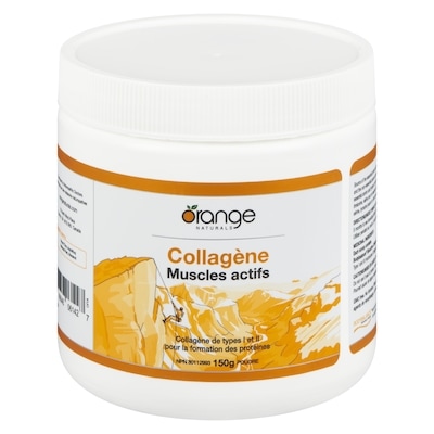 Orange Naturals Collagène muscles actifs 150 g, 25,99 $/100g