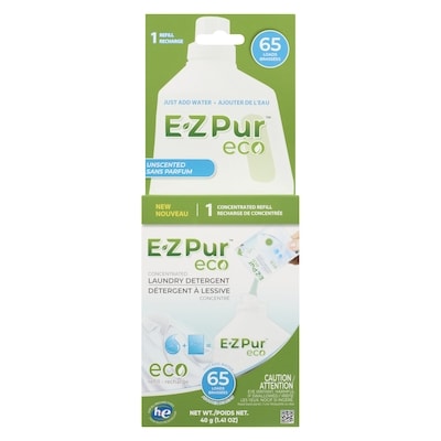 Eco recharge de détergent à lessive concentré sans parfum