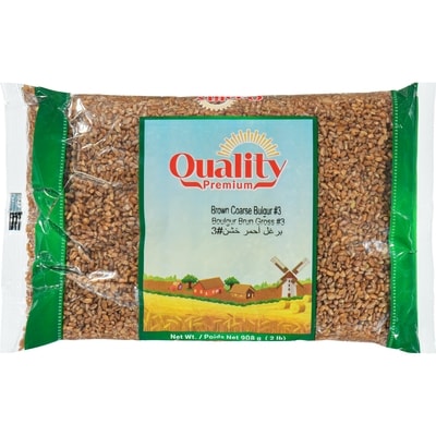 Quality Brown Coarse Bulgur #3 0.907 kg, $0.33/100g