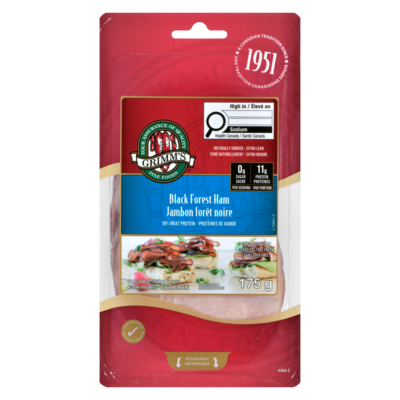 Grimms Black Forest Ham Naturally Smoked Extra Lean 175 g, $3.42/100g