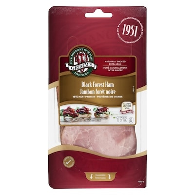 Grimms Black Forest Ham Naturally Smoked Extra Lean 175 g, $3.42/100g