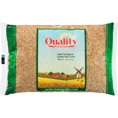 Quality Brown Fine Bulgur #1 0.907 kg, $0.38/100g