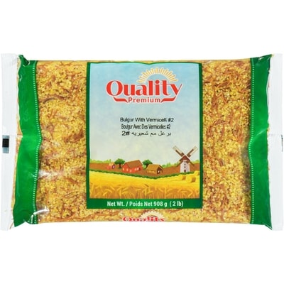 Quality Boulgur avec des vermicelles #2 0.907 kg, 0,33 $/100g