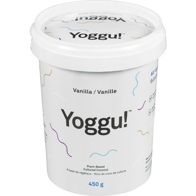 Yoggu Yogurt Alternative, Vanilla 450 g, $1.89/100g