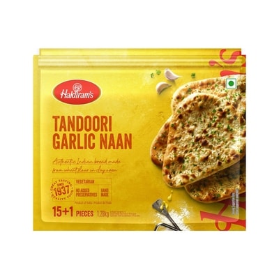 Haldiram Tandoori Garlic Naan 1200 g, $1.17/100g