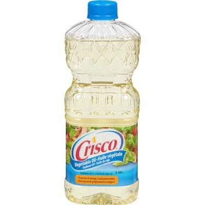 Crisco Vegetable Oil Soybean Oil 1.18 l, $0.68/100ml