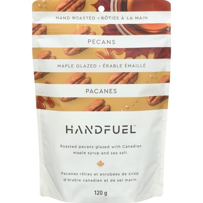 Handfuel Pecans Maple Glazed 120 g, $5.83/100g