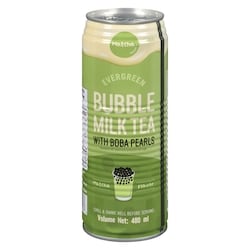 Evergreen Bubble Milk Tea With Boba Pearls Matcha Flavor - 480 ml