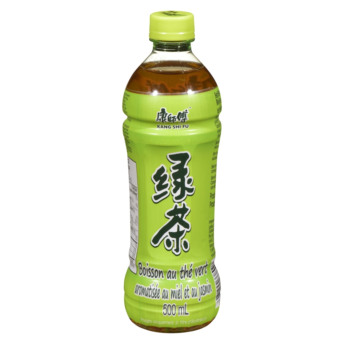 Kang Shi Fu Boisson au thé vert aromatisée au miel et au jasmin 500 ml, 0,30 $/100ml