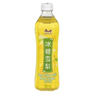 Kang Shi Fu Pear Juice With Rock Sugar Drink 500 ml, $0.30/100ml