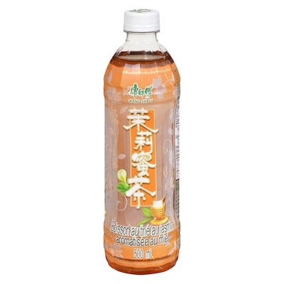 Kang Shi Fu Boisson au thé au jasmin aromatisée au miel 500 ml, 0,30 $/100ml