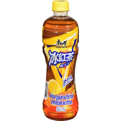 Kang Shi Fu Boisson glacée au thé noir aromatisée au citron 500 ml, 0,30 $/100ml