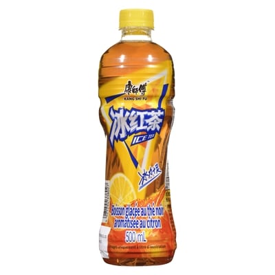 Kang Shi Fu Boisson glacée au thé noir aromatisée au citron 500 ml, 0,30 $/100ml