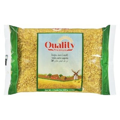 Quality Boulgour jaune gross #3 0.907 kg, 0,33 $/100g