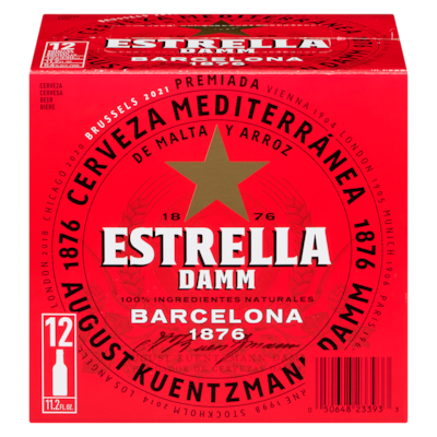 Estrella Damm Bière (Pièce d’identité requise au moment du ramassage) 12x330.0 ml, 0,63 $/100ml