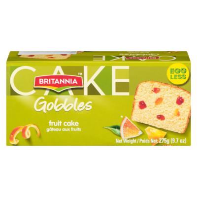 Britannia Fruit Cake, Eggless 275 g, $1.82/100g