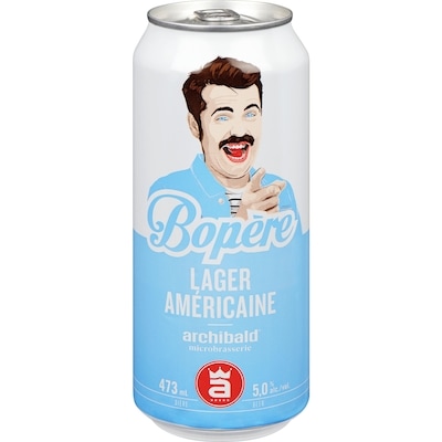 Archibald Bopère bière lager américaine Archibald (Pièce d’identité requise au moment du ramassage) 4x473.0 ml, 0,74 $/100ml