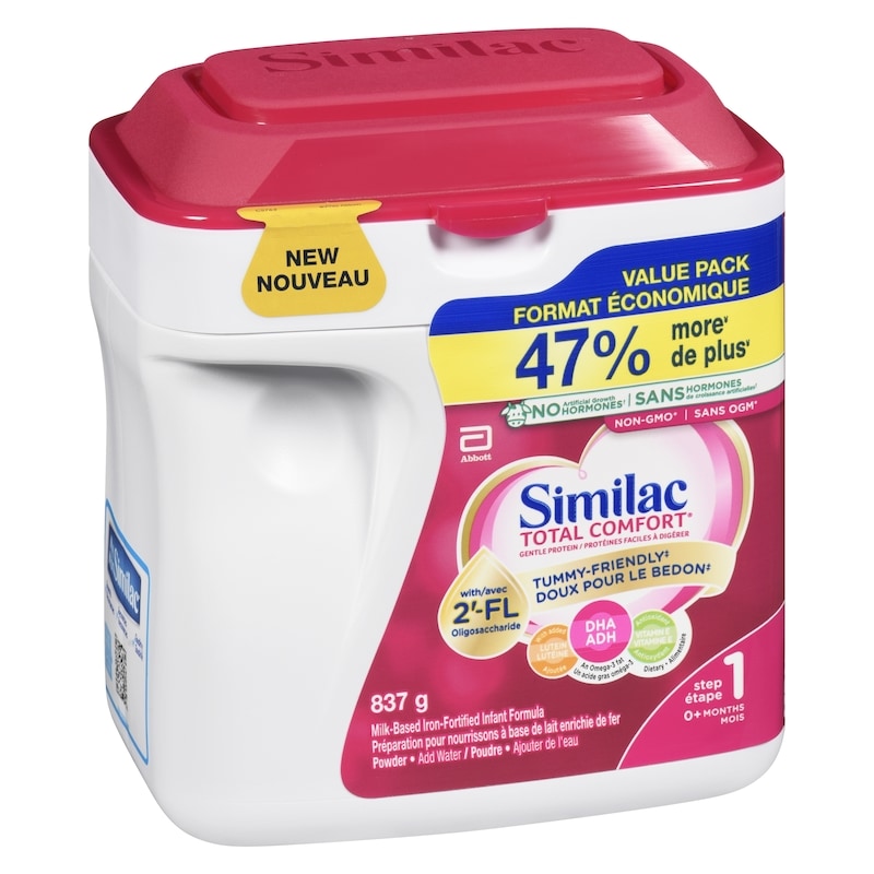 Total Comfort Baby Formula, Powder, 0+ Months, Pink