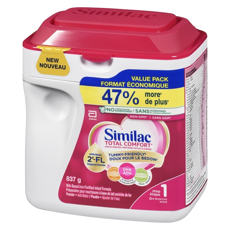 Total Comfort Baby Formula, Powder, 0+ Months, Pink