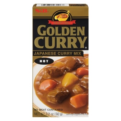 S&B Golden curry curry roux relevé 92 g, 4,34 $/100g