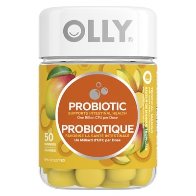 OLLY Probiotic Tropical Mango 50 Gummies 50 ea, $0.42/1ea