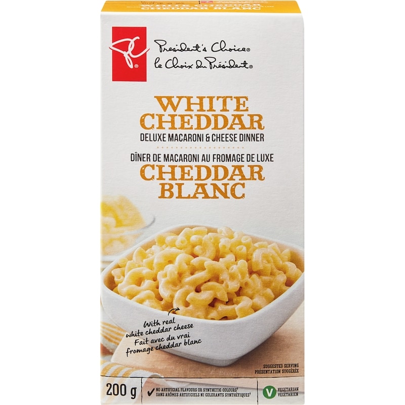 White Cheddar Deluxe Macaroni and Cheese Dinner