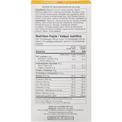 White Cheddar Deluxe Macaroni and Cheese Dinner
