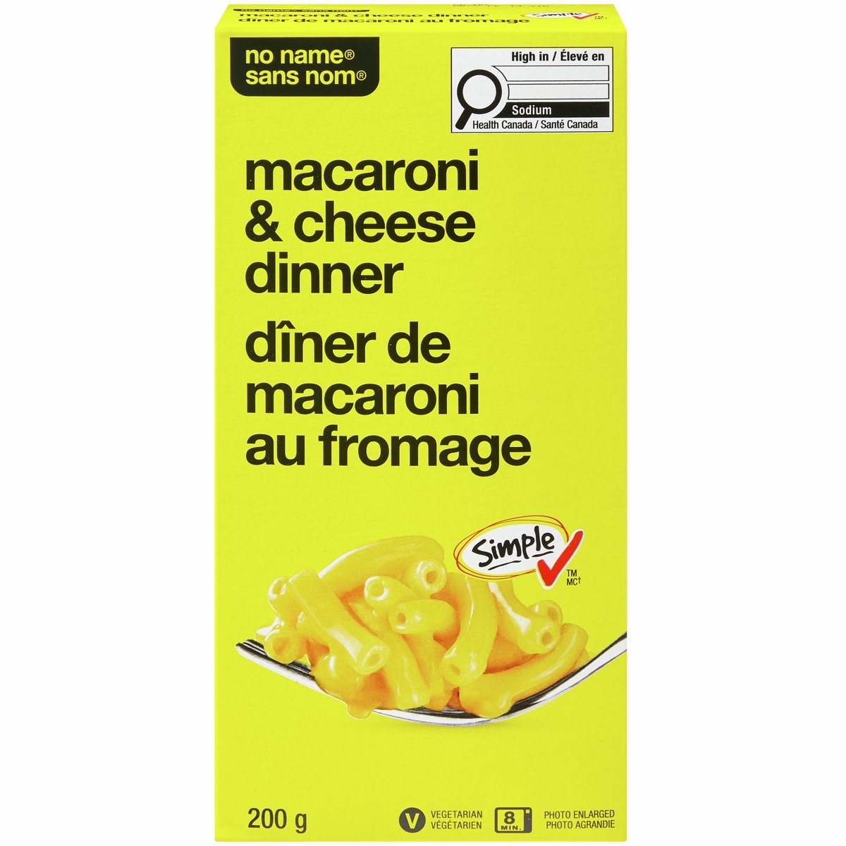 No Name Macaroni and Cheese Dinner