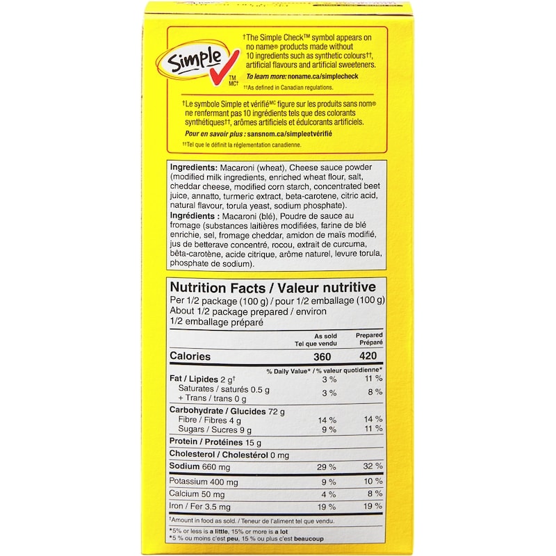 Macaroni and Cheese Dinner