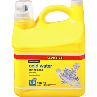 No Name Cold Water Dirt Release Detergent Club Size 6 l, $0.25/100ml