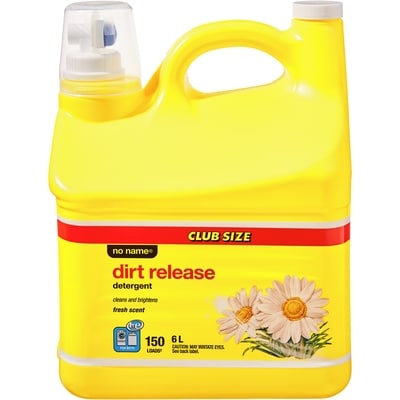 No Name Fresh Scent Dirt Release Detergent Club Size 6 l, $0.25/100ml