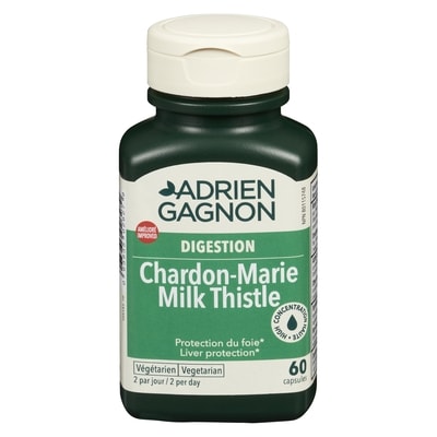Adrien Gagnon Milk Thistle 60 ea, $0.19/1ea