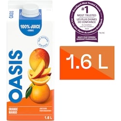 Oasis Orange Mango Fruit Juice 1.6 l, $0.28/100ml