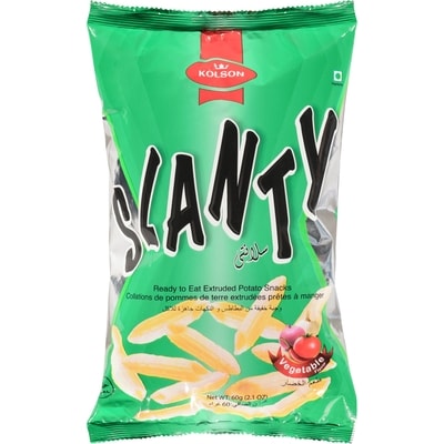 Kolson Slanty Potato Snack, Vegetable 60 g, $1.67/100g