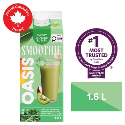 Oasis Smoothie Green Activ 1.6 l, $0.37/100ml