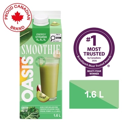 Oasis Smoothie Green Activ 1.6 l, $0.30/100ml