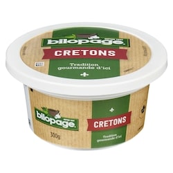 Bilopage Cretons Original Recipe 300 g, $2.66/100g