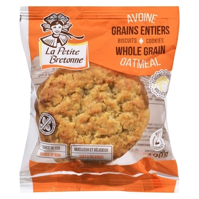 La Petite Bretonne Biscuits avoine grains entiers, cas 100 g, 18,50 $/100g