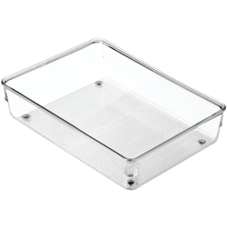 Stacking Organizing Bin, 6-in x 9-in x 2-in, Clear