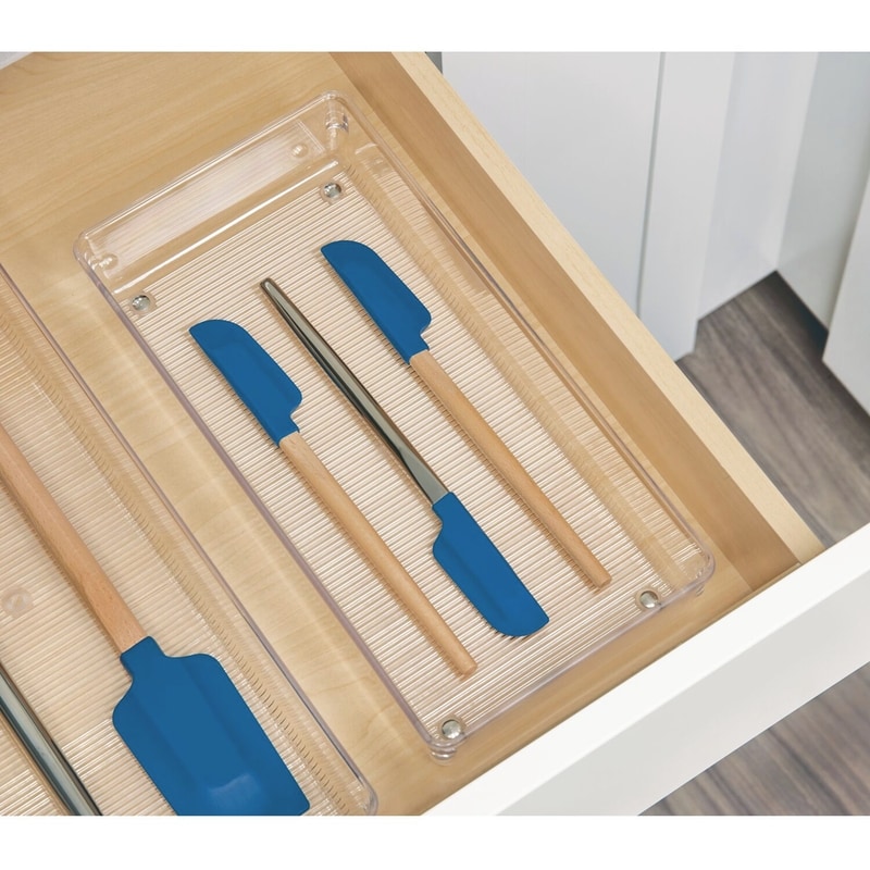 Organizing Bin, 6-in x 12-in x 2-in, Clear