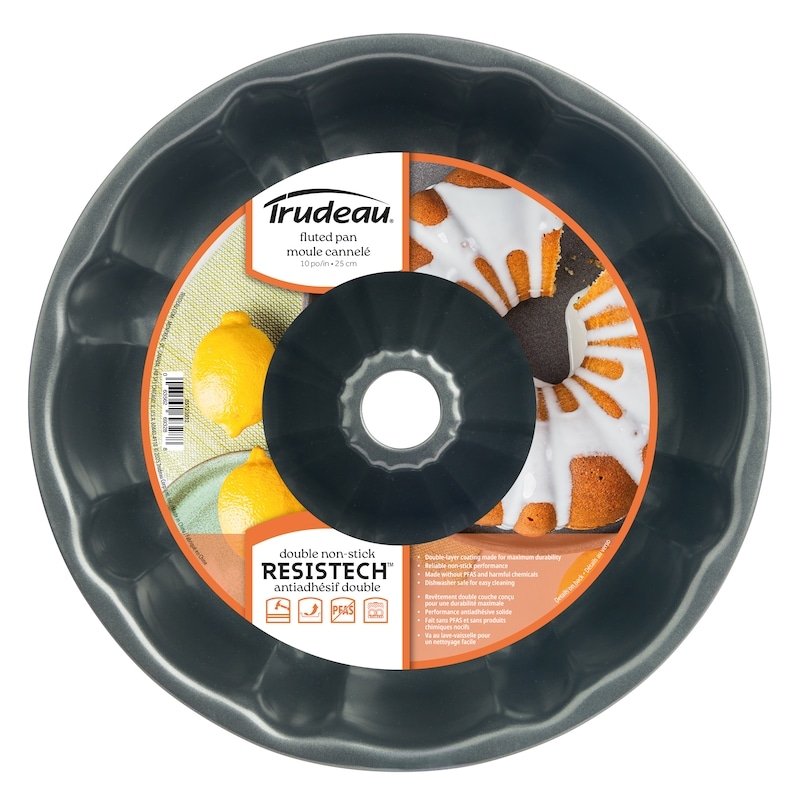 Resistech Fluted Cake Pan 10" Metal 0.6MM