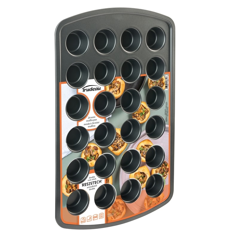 Resistech 24CT Mini Muffin Pan Metal 0.6MM