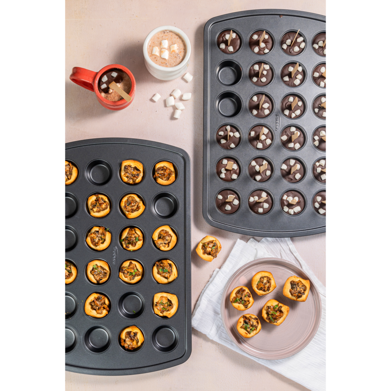 Resistech 24CT Mini Muffin Pan Metal 0.6MM