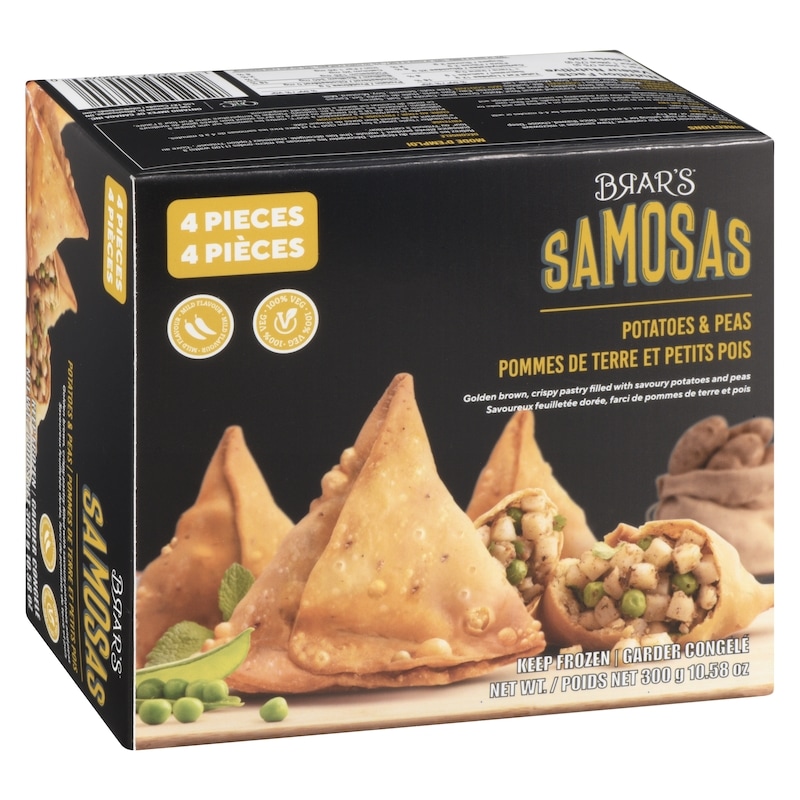 Samosas Potatoes & Peas Mild Flavour