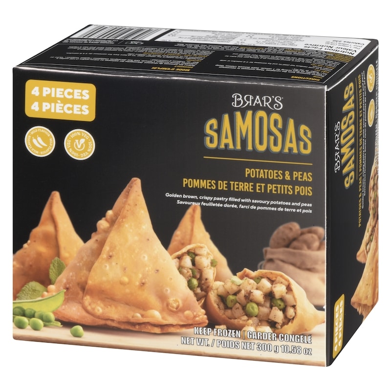 Samosas Potatoes & Peas Mild Flavour