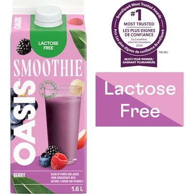 Oasis Smoothie Berry 1.6 l, $0.30/100ml