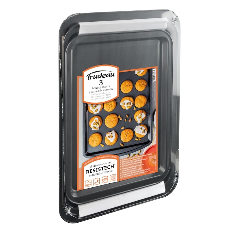 Resistech Set of 3 Cookie Sheets (S/M/L)